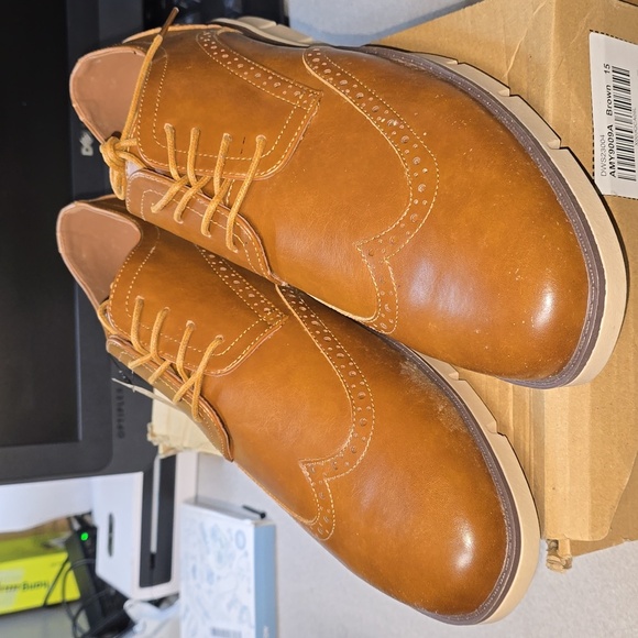 Jousen Mens Casual Shoes Simple Comfortable Casual Dress Shoes for Men size 15 - Picture 3 of 4